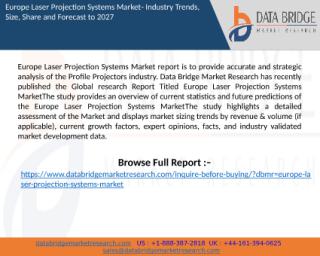 Europe Laser Projection Systems Market report.pptx