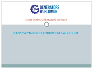 Used Diesel Generators_generators ww.pptx