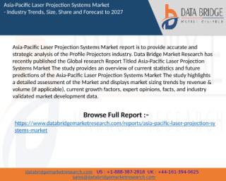 Asia-Pacific Laser Projection Systems Market report.pptx
