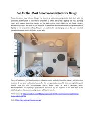 Call for the Most Recommended Interior Design.pdf