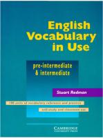 Cambridge University Press - English Vocabulary in Use (Pre & Intermediate) 1997.pdf