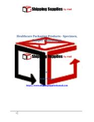 HEALTHCARE PACKAGING PRODUCTS.docx